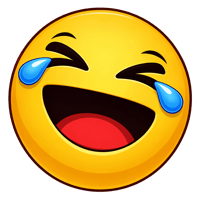 Emoji lachend