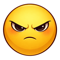 Emoji wütend